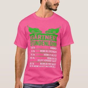 Camiseta Hogar de jardinería por hora de Grtner