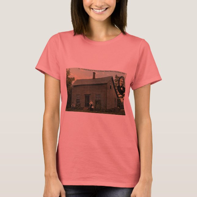 Camiseta Hogar de la adolescencia de Thomas Edison - postal (Anverso)