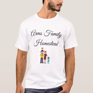 Camiseta hogar de la familia de armamento