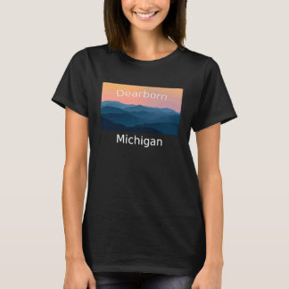 Camiseta Hogar de la montaña Dearborn Michigan