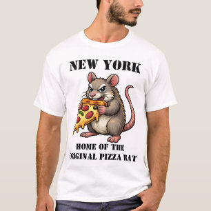 Camiseta Hogar de la rata de la pizza