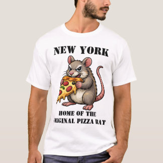 Camiseta Hogar de la rata de la pizza