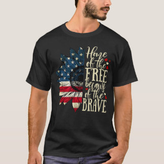 Camiseta Hogar de los hombres de la bandera norteamericana 