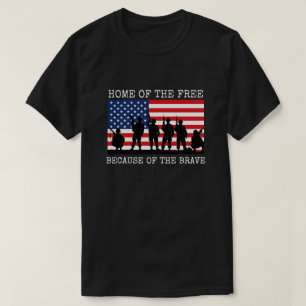 Camiseta Hogar de los libres por los valientes