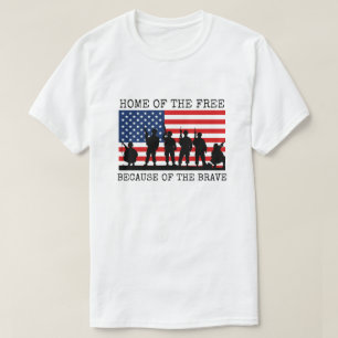 Camiseta Hogar de los libres por los valientes