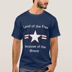 Camiseta Hogar de los libres por los valientes
