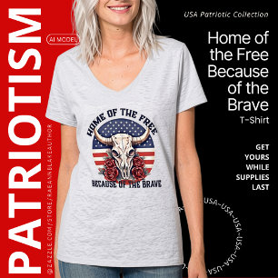 Camiseta Hogar de los Libres Porque los Valientes