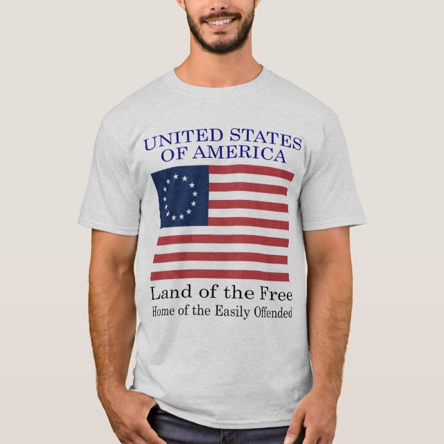 Camiseta Hogar de los más fácilmente ofendidos (Anverso)