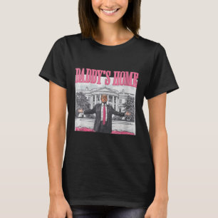 Camiseta Hogar de mujeres divertidas de Trump con daddys ro