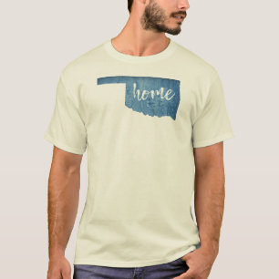 Camiseta Hogar de Oklahoma Veta de Madera