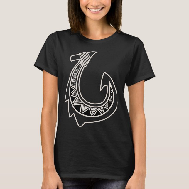 Camiseta Hogar de pescado hawaiano, pesca (Anverso)