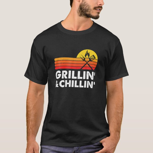 Camiseta Hogar De Regalo De Parrillada Y Parrilla De Carne  (Anverso)