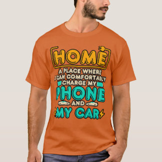 Camiseta Hogar De Vehículos Eléctricos A Lugar