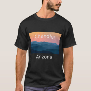 Camiseta Hogar del atardecer de la montaña Chandler Arizona