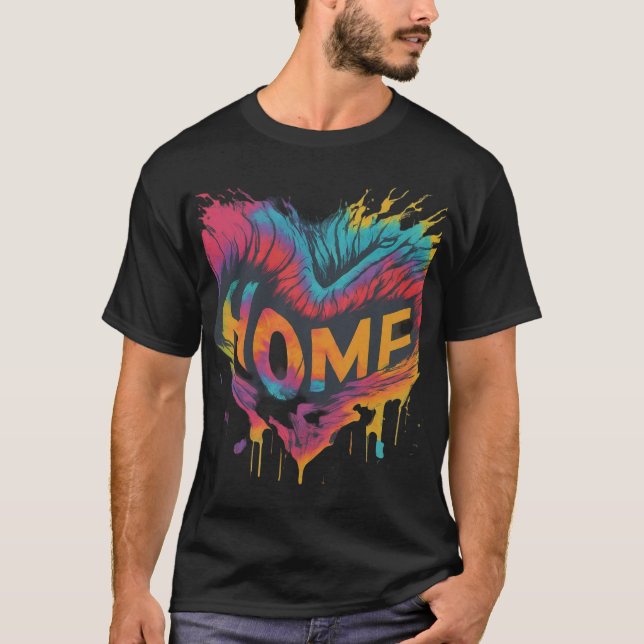 Camiseta Hogar del corazón (Anverso)