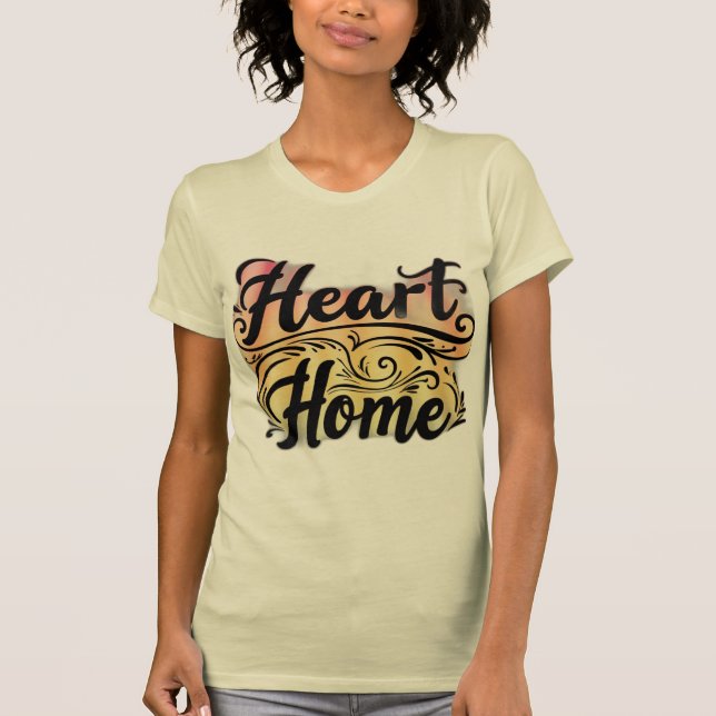 Camiseta Hogar del corazón (Anverso)