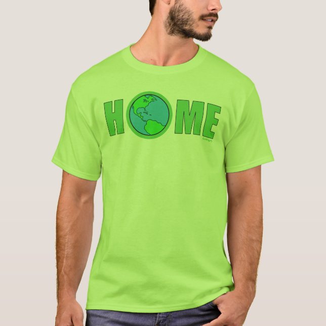 Camiseta Hogar del Día de la Tierra (Anverso)