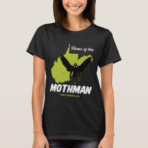 Camiseta Hogar del hombre polilla West Virginia Estado de C