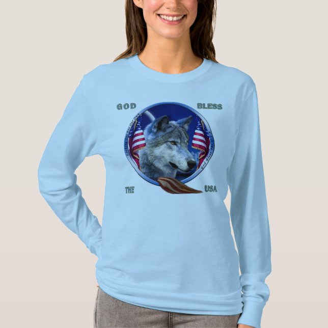 Camiseta Hogar del lobo del valiente (Anverso)