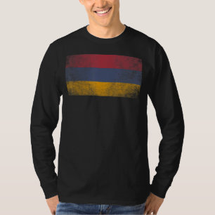 Camiseta Hogar del país del orgullo de la bandera armenia c