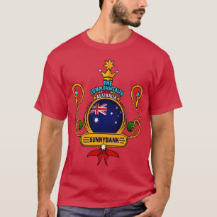 Camiseta Hogar del suburbio de Sunnybank Bandera australian