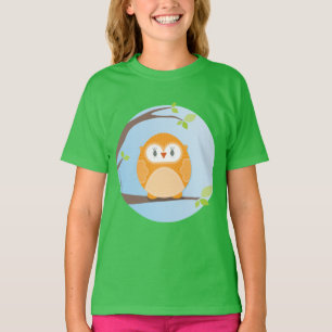 Camiseta HOGAR DINERO EN CASA :: Lechuza en un árbol 4