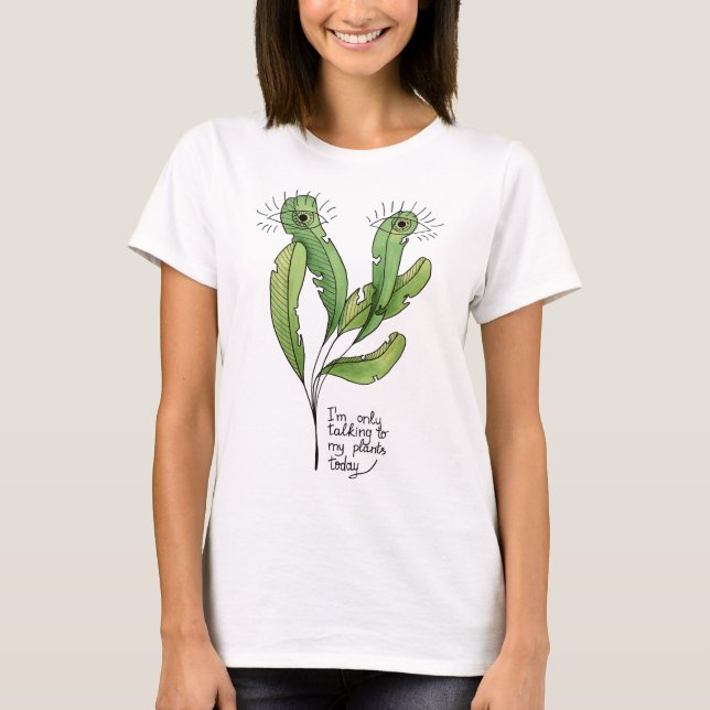 Camiseta Hogar divertido de la planta de introducción Lover (Anverso)