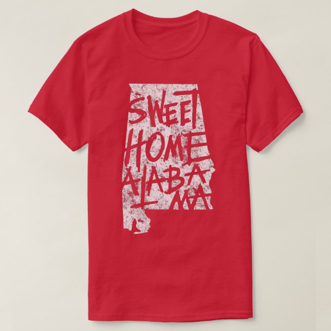 Camiseta Hogar dulce Arte Estatal de Alabama Birmingham (Diseño del anverso)