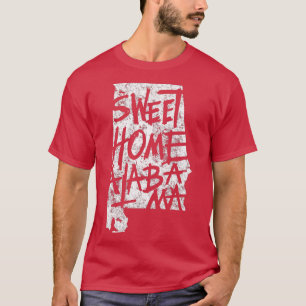 Camiseta Hogar dulce Arte Estatal de Alabama Birmingham