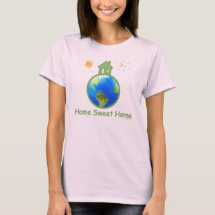 Camiseta Hogar dulce casero del Día de la Tierra