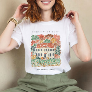 Camiseta Hogar Dulce Hogar Día de Acción de Gracias Otoño C