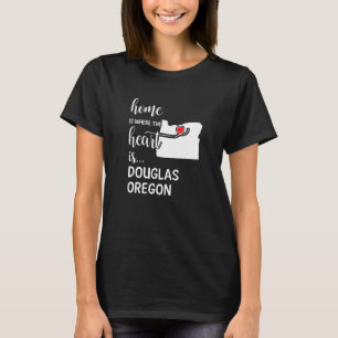 Camiseta Hogar Es Donde El Corazón Es El Condado De Douglas