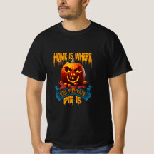 hogar es donde el pastel de calabaza es la camiset