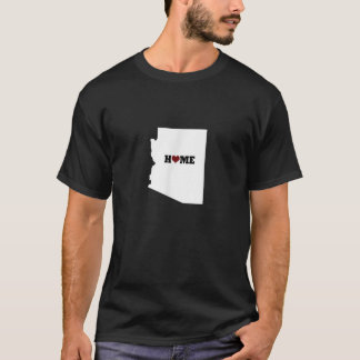 Camiseta Hogar es donde está el corazón amor Arizona