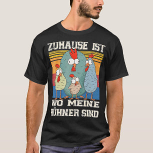 Camiseta Hogar Es Donde Están Mis Gallinas Soy Criador De G