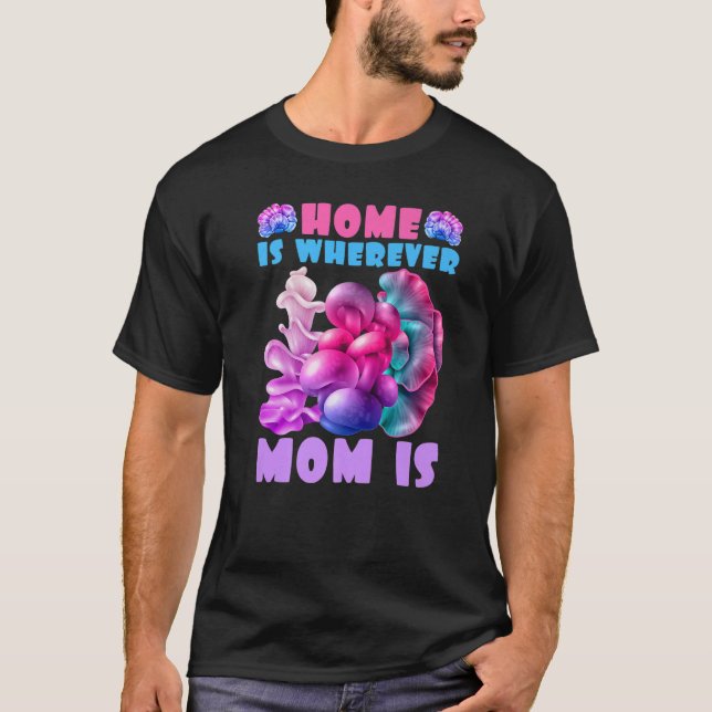 Camiseta Hogar Es Donde Mamá Es La Planta Natural De Los Ho (Anverso)