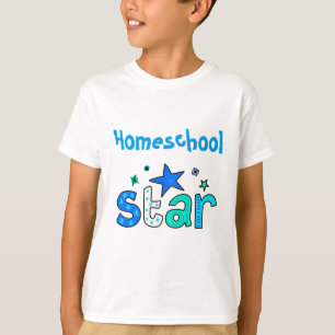 Camiseta Hogar Escuela Estrella Azul Claro