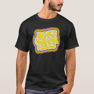 Camiseta Hogar Escuela Vibes Homeschoa Vida Retro Hogar Sch