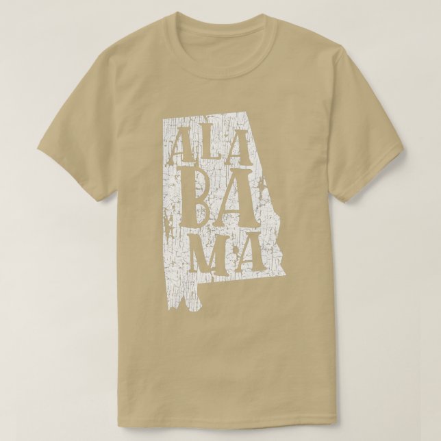 Camiseta Hogar Estado Bandera de Alabama Dulces Regalos Vin (Diseño del anverso)