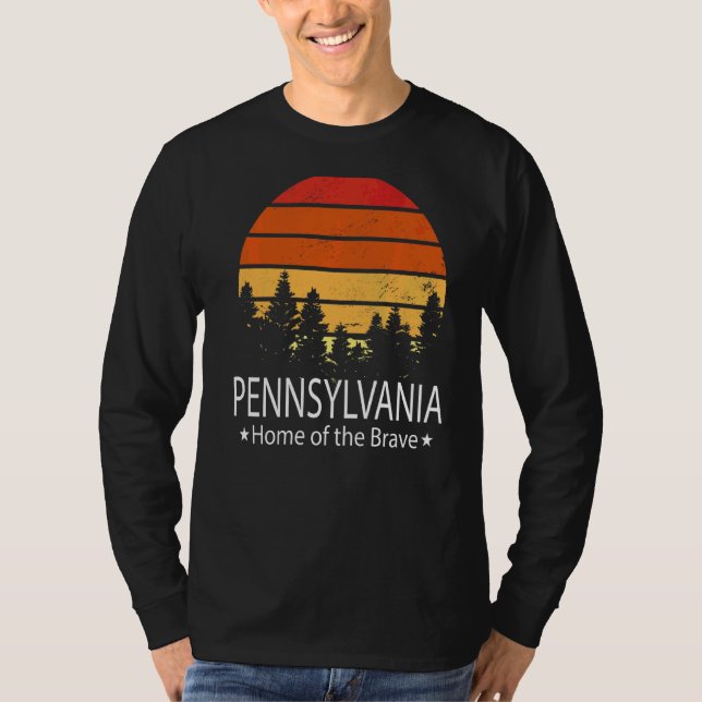 Camiseta Hogar Estatal De Pennsylvania De La Valiente Pensi (Anverso)