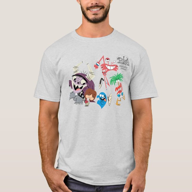 Camiseta Hogar Foster para amigos imaginarios | Baile (Anverso)
