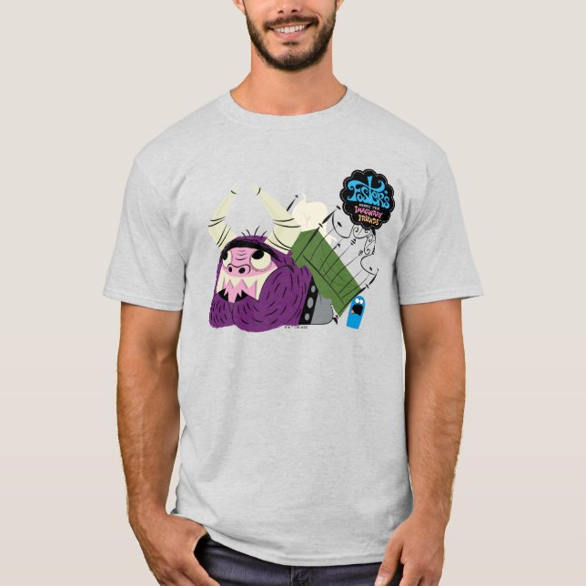 Camiseta Hogar Foster para amigos imaginarios | Bajo la cam (Anverso)