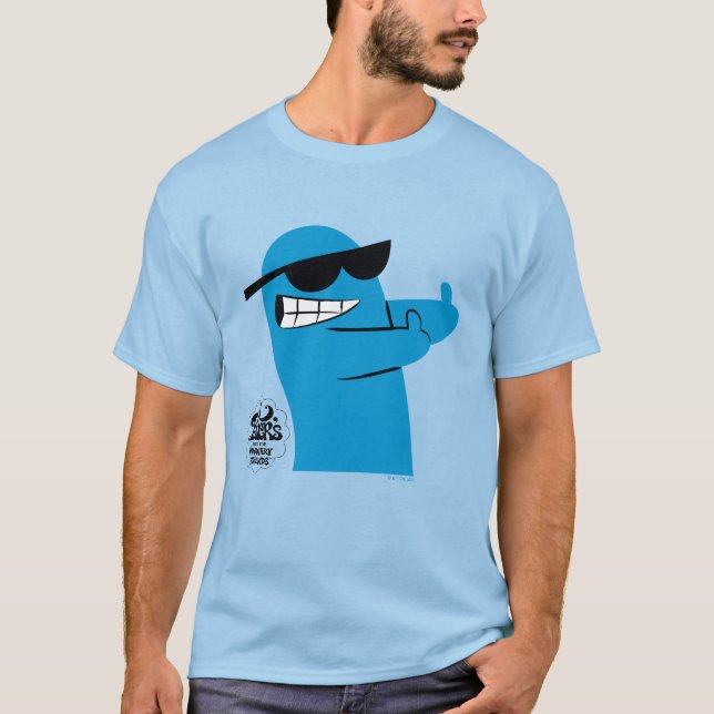 Camiseta Hogar Foster para amigos imaginarios | Guay Bloo (Anverso)