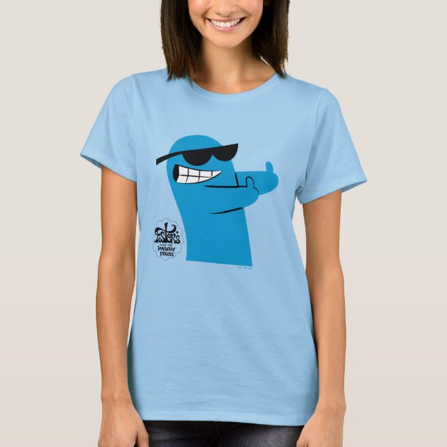 Camiseta Hogar Foster para amigos imaginarios | Guay Bloo (Anverso)