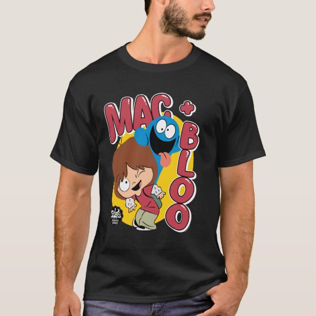Camiseta Hogar Foster para amigos imaginarios Mac y Bloo F (Anverso)