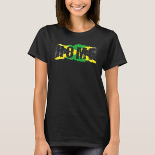 Camiseta Hogar Jamaica Rastafari Reggae Vintage Bandera Jam