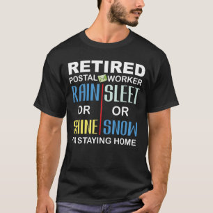 Camiseta Hogar jubilado de la estancia del brillo de la