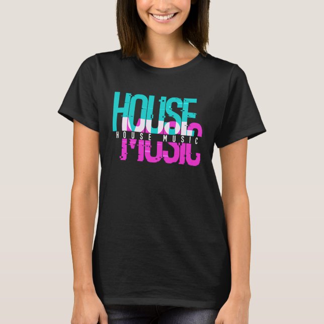 Camiseta Hogar Music Rave EDC EDM Techno Music Festival Tri (Anverso)