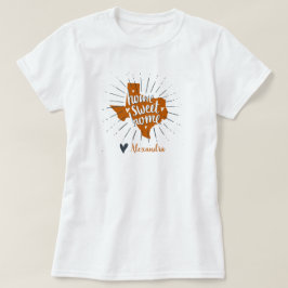 Camiseta Hogar Naranja quemado en Londres - Texas
