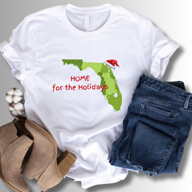 Camiseta Hogar Para Los Navidades De Invierno De Florida (Subido por el creador)